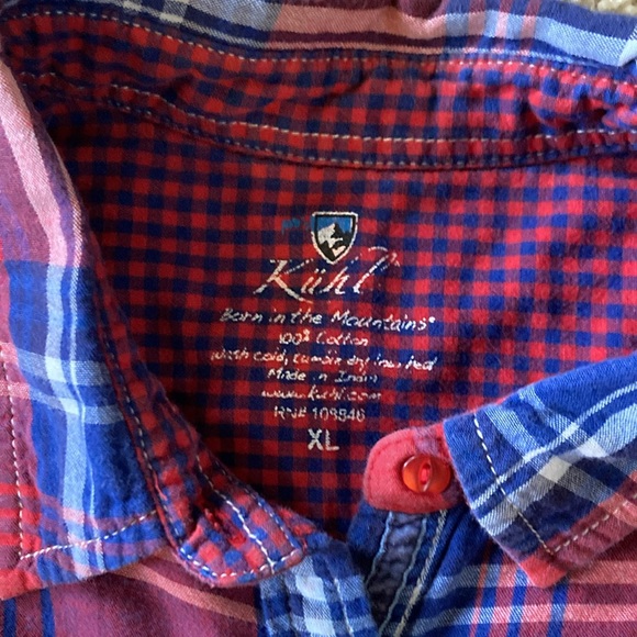 KUHL Women's Plaid Button-Up shirt - Picture 7 of 11